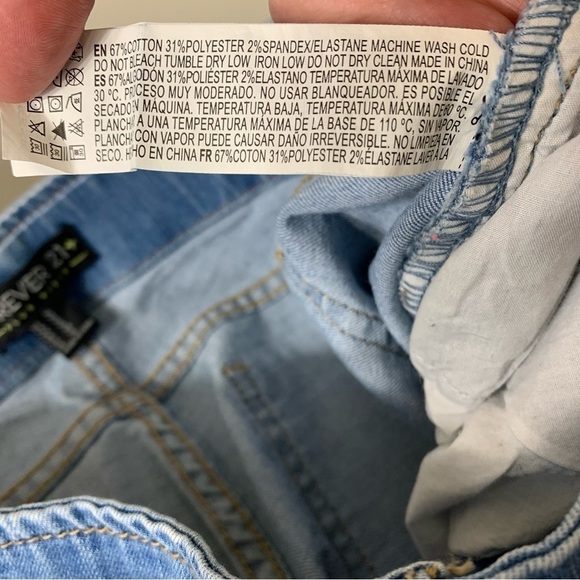 Retro Flare Leg Jeans Mid Rise Sz 12 Boho Light Blue Stretch Denim - Picture 7 of 9